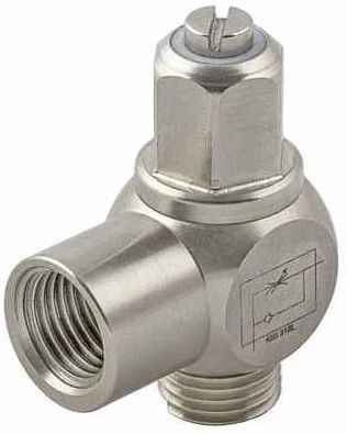 Polished Stainless Steel 410 Flow Control Valve