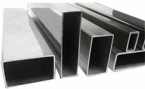 Stainless Steel Slotted Rectangular Pipe, Color : Silver