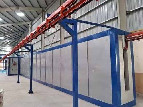 Steel Automatic Powder Coating Line, Power : 4 kW