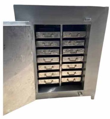 Stainless Steel Flux Baking Oven, Color : Silver