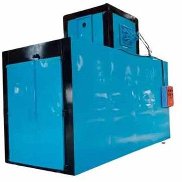 Steel Electric Semi Automatic Powder Coating Plant, Color : Blue
