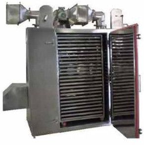 Stainless Steel Steam Electric Tray Dryer, Color : Silver