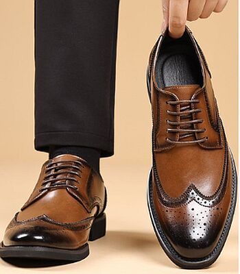 Genuine Men Leather Shoes Versatile Classic