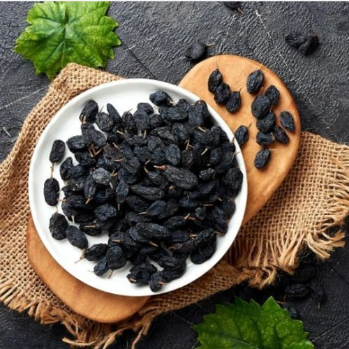 Dry Black Raisin, Taste : Sweet Rich for Snacks, Baking, Cooking