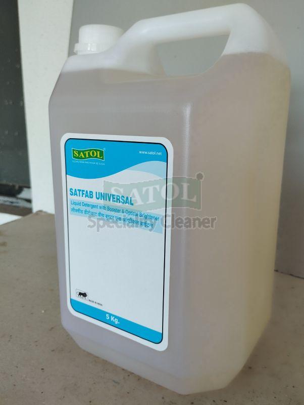 Satol Satfab Universal Liquid Detergent with Booster & Optical Brightener