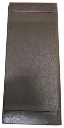 Plain Black Leather Menu Cover, Shape : Rectangular
