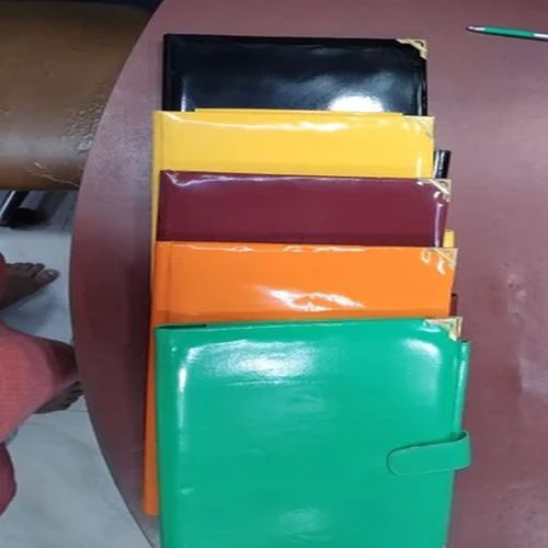 Plain Glossy Leather Menu Cover, Shape : Rectangular