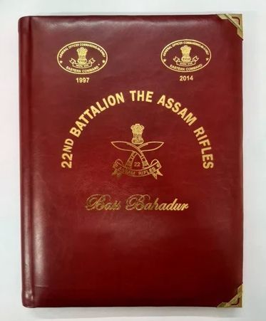 Printed Leather Hard Cover Folder B4, Gender : Unisex