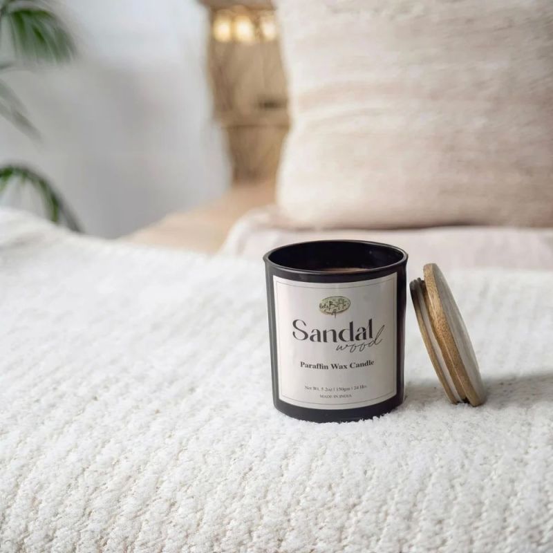Sandalwood Paraffin Wax Candle