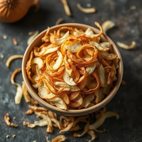 Natural Dehydrated Fried Onions 10-25mm