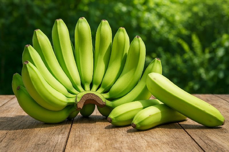 Green Cavendish Banana, Packaging Size : 5Kg, 10Kg, 15Kg for Cooking