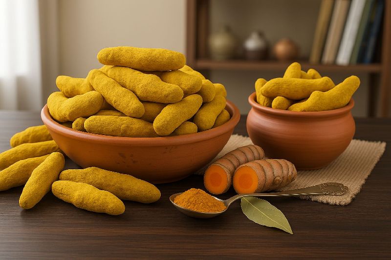 Yellow turmeric finger, Packaging Size : 100g, 250g, 1Kg for Spices