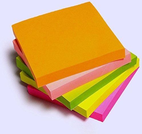 Multi Color Paper Sticky Notes, Shape : Square