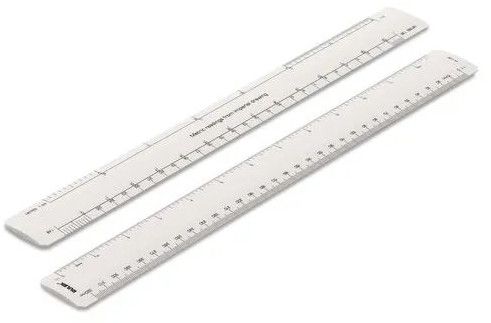 Transparent Plastic Ruler for Measuring