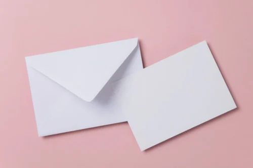 White Paper Envelopes Customizable for Mailing Documents