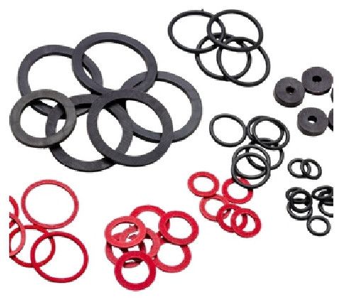Custom Rubber Washers, Color : Black