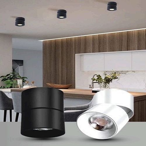 Metal Plastic Woo LED Movable Cylinder Light, Power Source : Electric