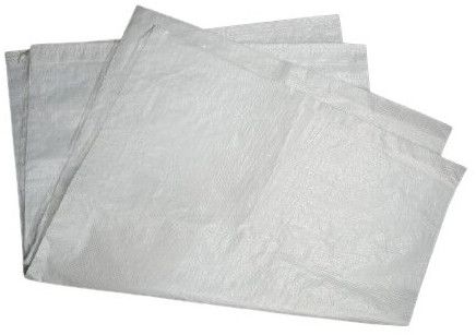 PP Woven Fabric Bags, Color : White