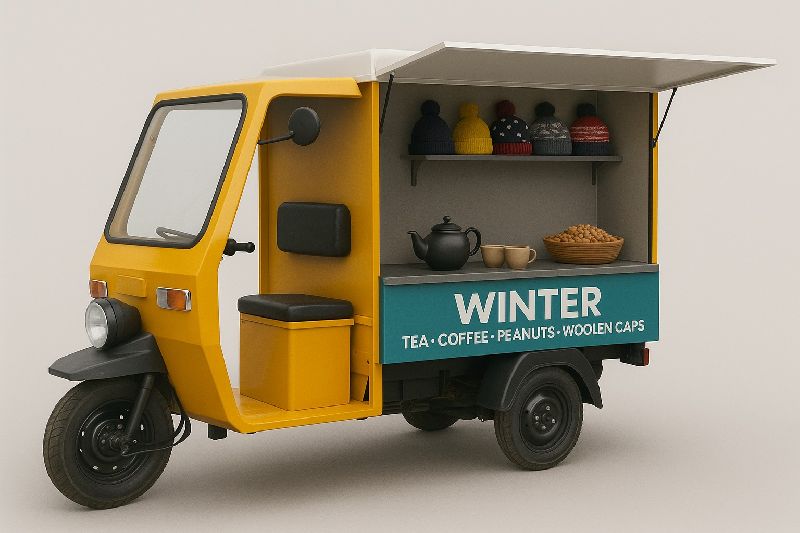 Metal Plastic Battery Operated E Loader For Transportation OF Goods