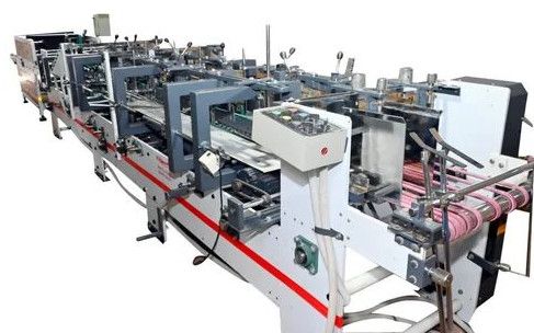 Automatic 6 Corner Box Pasting Machine