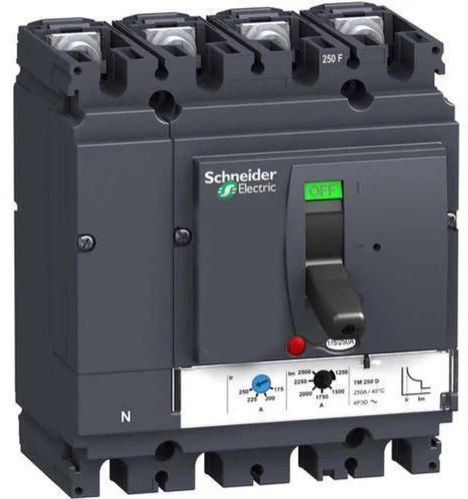 Plastic 250A 4 Pole Schneider MCCB