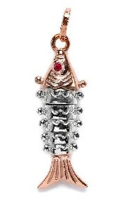 92.5 New Design Silver Fish Pendant