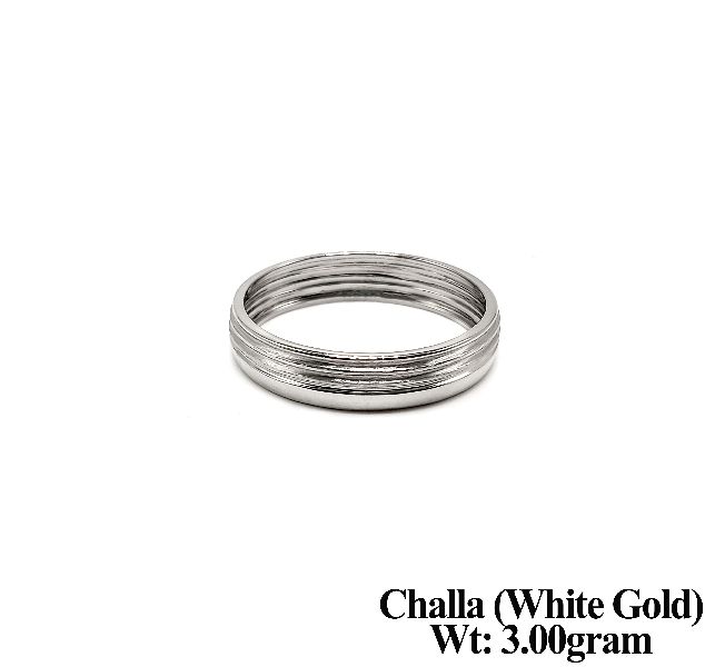 White Gold Challa, White Gold Ring