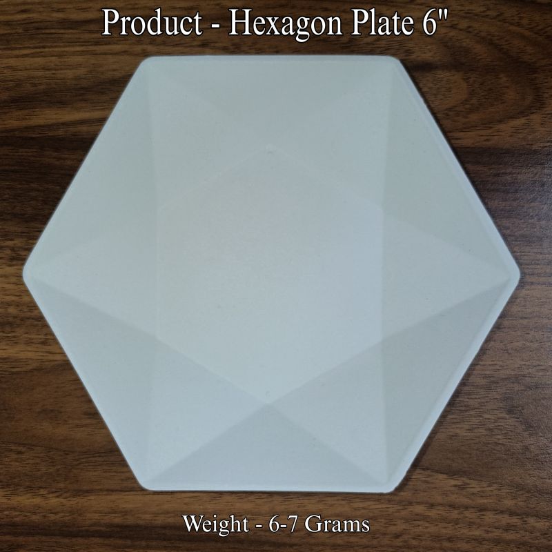 Bagasse Disposable Plate 6inch