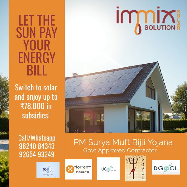 Automatic Solar Panel Installation, Brand Name : Adani, Waree etc