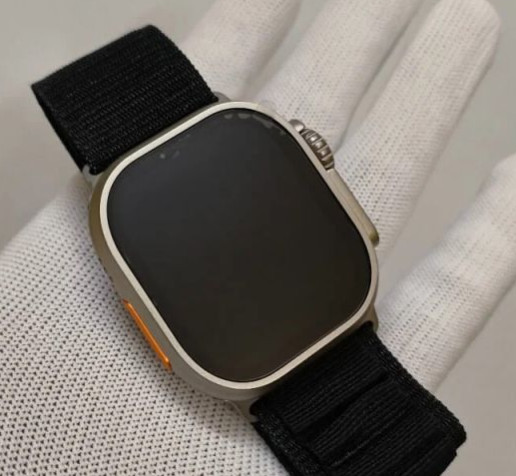 Premium Apple Watch Series 8 Ultra Titanium Case Edition 49mm With Black Loop Strap