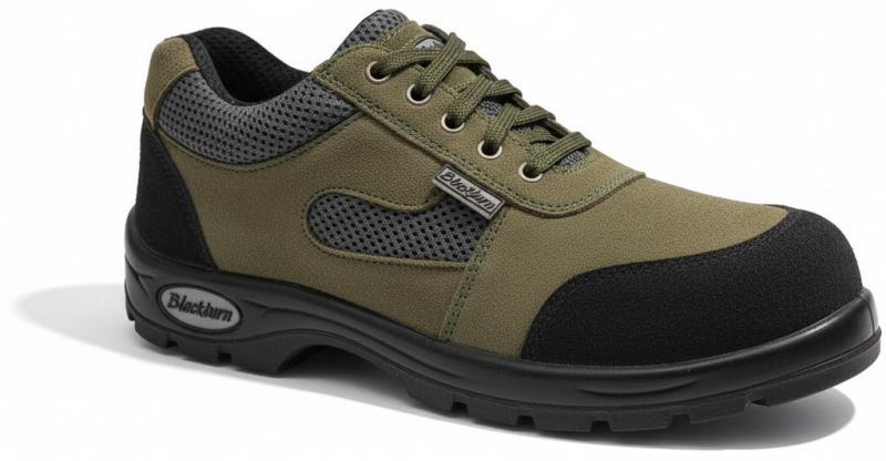 Sporty Leather Safety Shoes 1209SD