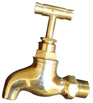 Brass Water Taps, Color : Golden, Installation Type : Wall Mounted