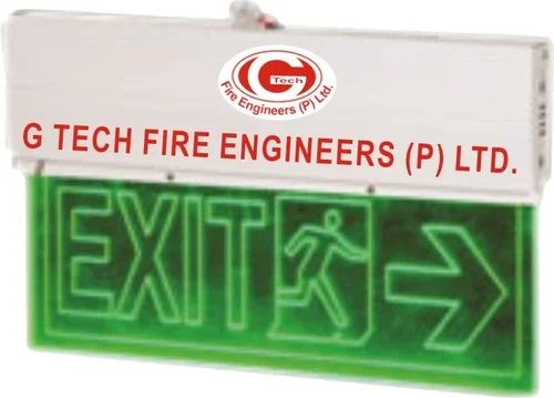 Acrylic Sheet Exit Light, Power Source : Battery