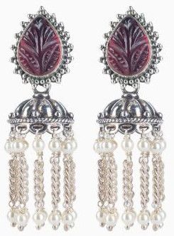 92.5 Sterling Silver Traditional Fusion Earrings