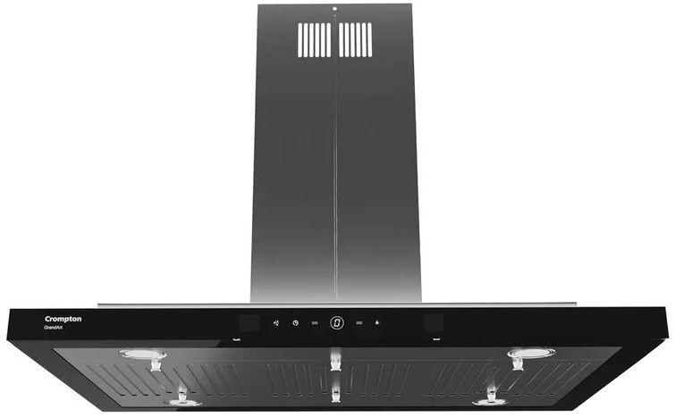 Crompton Grandart Island 90cm Ceiling Mounted Kitchen Chimney