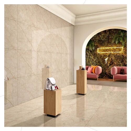 Block Pattern Polished Vitrified Tiles