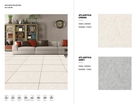 3D Circle Design Polished Verified Tiles 2 X 2 Feet