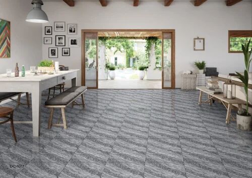 3d Circle Square Design Polished Vitrified Tiles 2x2