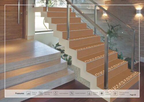 Jet Black Full Body Step Raiser Tiles