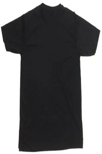 Polyester Plain Black Promotional T-Shirts, Gender : Unisex