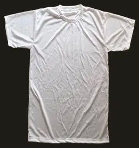 Plain Polyester White Promotional T-Shirts, Gender : Unisex