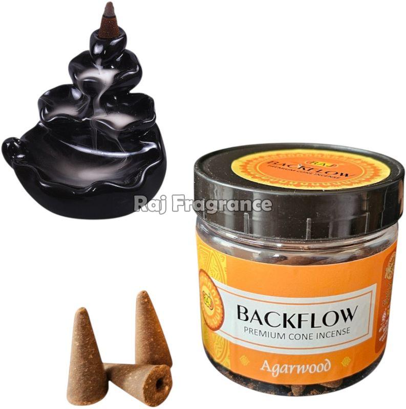 Agarwood Backflow Incense Cones 100g