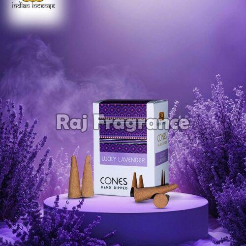 Lucky Lavender Hand Dipped Incense Cones