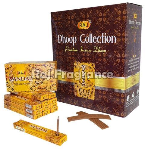 Wood Premium 4-Inch Dhoop – Sandal, Brand Name : Raj 4inch