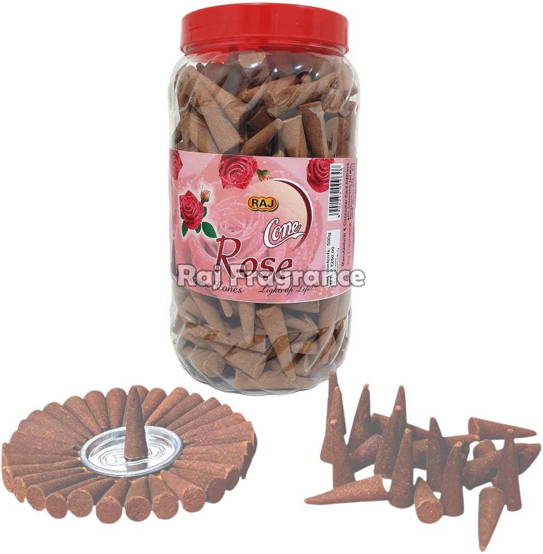 500g Jar Rose Incense Cone
