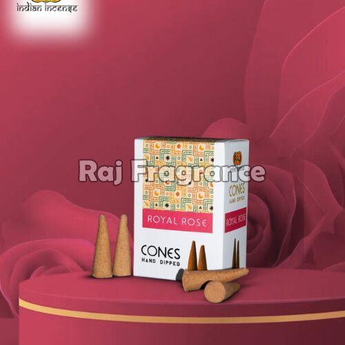 Raj Wood Royal Rose Hand Dipped Incense Cones