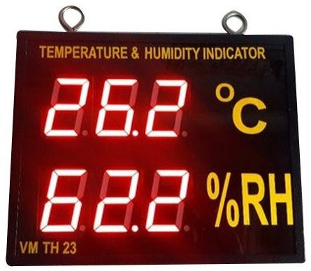 Stainless Steel Digital Temperature and Humidity Indicator