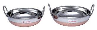 Copper Bottom Kadai, Shape : Round