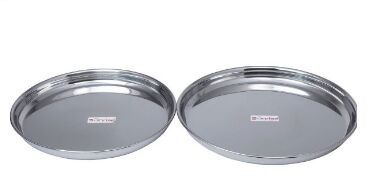 Stainless Steel Np Beeding Khumcha Plate
