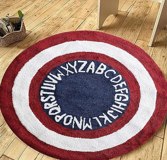 Avengers Theme Tufted Wool Carpet